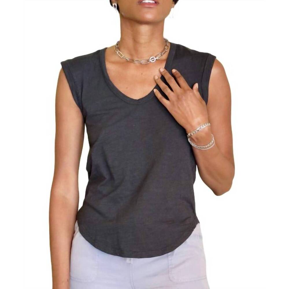 NEW BYRON BAY basically tank top in charcoal